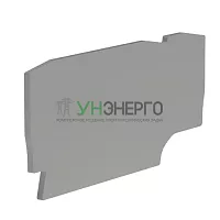 Крышка для клеммы 3 точки подключения на 4 кв.мм DKC ZEFC411GR