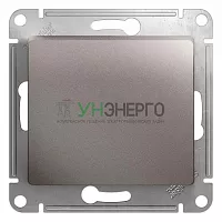 Переключатель проходной 1-кл. СП Glossa 10А IP20 (сх. 6) 10AX механизм платина SE GSL001261