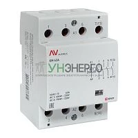 Контактор модульный КМ 63А 4NO 230В AC (3 мод.) AVERES EKF km-av-3-63-40-230V