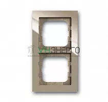 Рамка 2-м Axcent maison-beige ABB 2CKA001754A4482