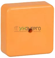 Коробка распаячная огнестойкая ПС 75х75х28 4P 4кв.мм IP44 IEK UKF10-75-75-028-4-4-09