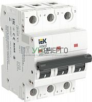 Выключатель автоматический модульный 3п L 63А M06N-DC ARMAT IEK AR-M06N-3-L063DC Выключатель автоматический модульный 3п L 63А M06N-DC ARMAT IEK AR-M06N-3-L063DC