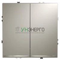 Выключатель 2-кл. СП S70 10А с подсветкой механизм кашемир Voltum VLS020203