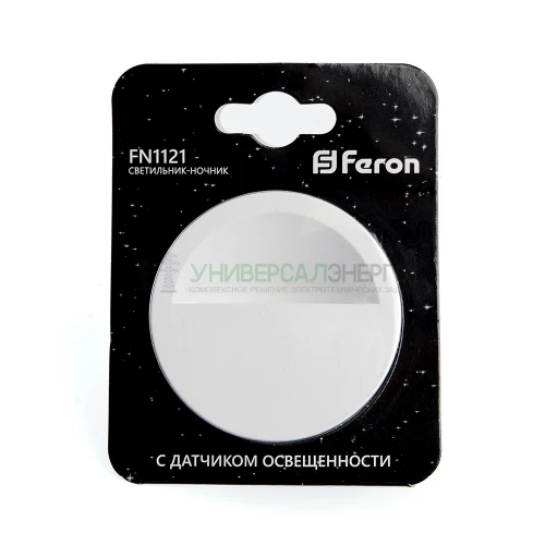 Светильник ночник Feron FN1121 0.45W 230V, белый 41020 фото 2