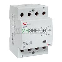 Контактор модульный КМ 63А 2NO+2NC 230В AC (3 мод.) AVERES EKF km-av-3-63-22-230V