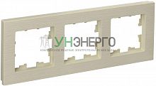 Рамка 3-м BRITE РУ-3-Бр беж. рифленый IEK BR-M32-51-K10 Рамка 3-м BRITE РУ-3-Бр беж. рифленый IEK BR-M32-51-K10