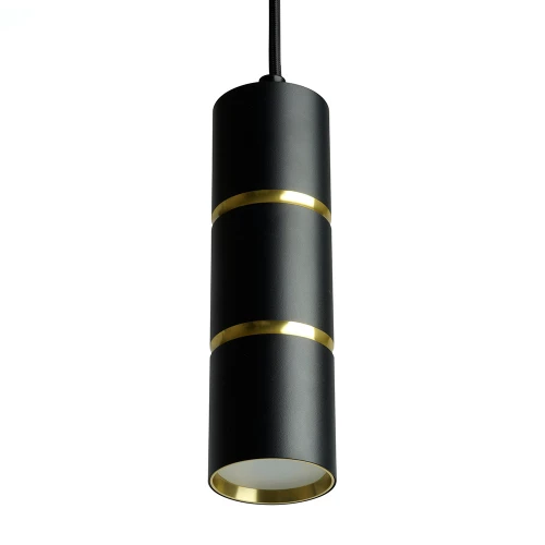 Светильник потолочный Feron ML1868  Barrel ZEN levitation на подвесе MR16 35W, 230V, чёрный, золото 55*180 48647 фото 3