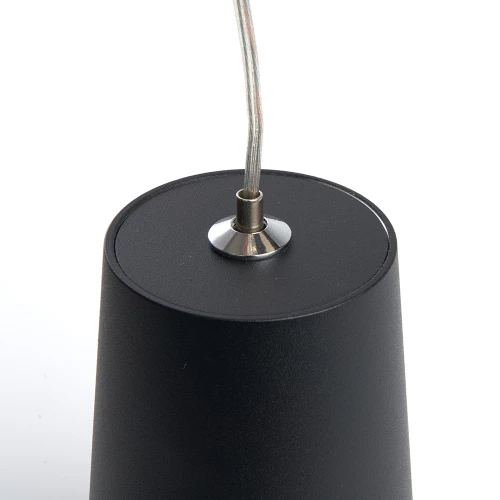 Светильник потолочный Feron ML1838 Barrel BELL levitation на подвесе1.7 м ,MR16 35W 230V, черный 48421 фото 6
