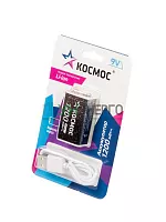 Аккумулятор крона Li-ion 9В 1200мАч (блист.1шт) КОСМОС KOCLi9V1200mAh1BL