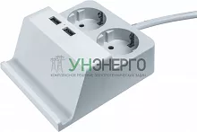 Удлинитель 61 457 NPE-USB03-02-150-E-3х1 1.5м USB2.1A Navigator 61457