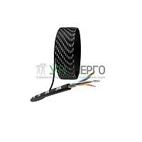Кабель витая пара U/UTP кат.5E 4х2х24AWG solid CCA PE Outdoor Simple черн. (м) UL-4-PE-A Эра Б0044436