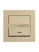 Выключатель с подсветкой VESNA зол. LEZARD 742-3688-111
