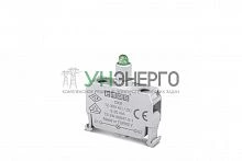 Блок-контакт подсветки с зел. светодиодом 12-30В перем. и пост. тока CK9 EMAS CK9