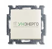 Механизм переключателя 2-кл. 1п СП Basic 55 10А IP20 с клавишей chalet-white ABB 2CKA001012A2191