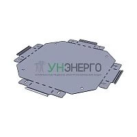 Ответвитель крестообразный 50х200мм плоский EKF x5020007-FL
