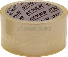 Скотч упаковочный STEKKER INTP1-4836 48 мм., 36 м., прозрачный 39139