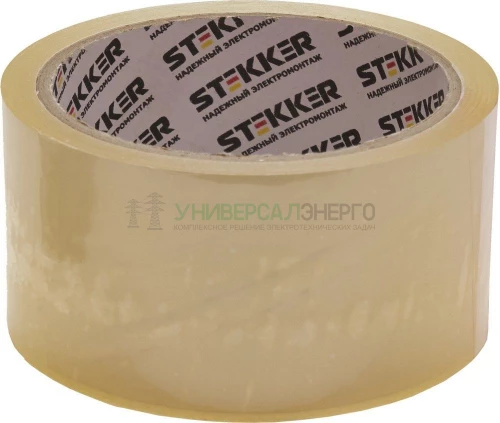 Скотч упаковочный STEKKER INTP1-4836 48 мм., 36 м., прозрачный 39139