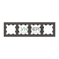 Рамка 4-м Эпика пластик мокко EKF UP1-FPM-04 Рамка 4-м Эпика пластик мокко EKF UP1-FPM-04