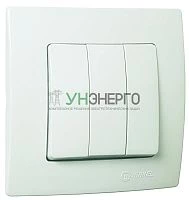 Выключатель 3-кл. Lillium 1вх. 3вых. Makel 32001091