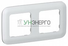 Рамка 2-м СП FLITE РУ-2-А-ФлЖ жемчуж. IEK FI-M22-31-20-K36