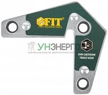 Угольник для сварки магнитный 3 угла усилие до 9кг FIT 81811 Угольник для сварки магнитный 3 угла усилие до 9кг FIT 81811