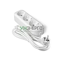 Удлинитель 3х5м с заземл. IP20 Е-303А ПВС 3х1.5 Universal 1723