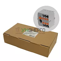 LD580 PTFIX 6-06/25 Зажим блочный PT распред. на 6 точ,сеч 2,5 мм2,690V,41А, интегр.1 точка,серый 49747