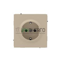 Розетка силовая KANT 2P+E защ. шторки ванильн. марципан DKC 7015003 Розетка силовая KANT 2P+E защ. шторки ванильн. марципан DKC 7015003