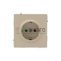Розетка силовая KANT 2P+E защ. шторки ванильн. марципан DKC 7015003