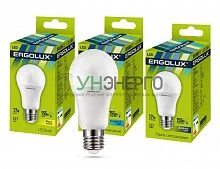 Лампа светодиодная LED-A60-17W-E27-3K 17Вт грушевидная 3000К тепл. бел. E27 180-240В ЛОН Ergolux 13179 Лампа светодиодная LED-A60-17W-E27-3K 17Вт грушевидная 3000К тепл. бел. E27 180-240В ЛОН Ergolux 13179