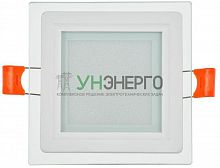 Светильник светодиодный ДВО 1623 6Вт 4000К IP20 встраив. со стекл. квадр. IEK LDVO0-1623-06-4000-K01 Светильник светодиодный ДВО 1623 6Вт 4000К IP20 встраив. со стекл. квадр. IEK LDVO0-1623-06-4000-K01