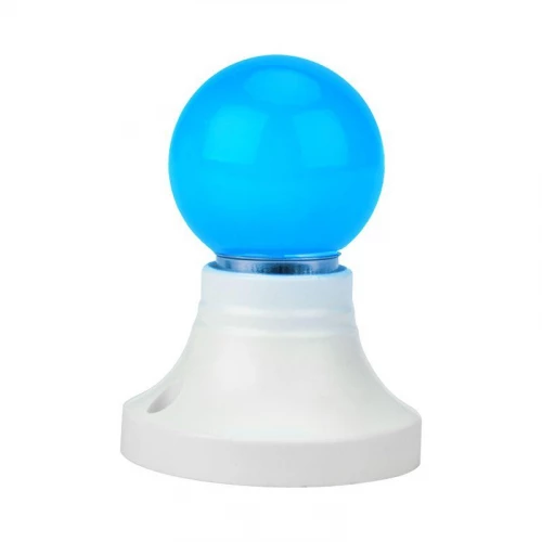 Лампа светодиодная 1Вт шар d45 5LED син. E27 Neon-Night 405-113 фото 3