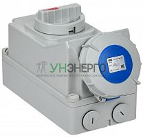 Розетка с мех. блокировкой 32А-6ч 220В 2P+PE ССИ-823 IP67 IEK PSR11-032-3-5-67 Розетка с мех. блокировкой 32А-6ч 220В 2P+PE ССИ-823 IP67 IEK PSR11-032-3-5-67