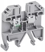 Зажим наборный изолированный (винтовой) ЗНИ - 2.5 (JXB2.5), серый, STEKKER 39354