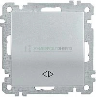 Выключатель перекрестный 1-кл. СП Bolero ВС10-1-3-Б 10А IP20 механизм серебр. IEK EVB13-K23-10