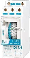 Реле времени модульное суточное INCA DUO D шаг 15мин без рез. ORBIS OB330132