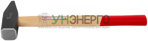 Молоток слесарный "Оптима" 1000г деревянная ручка КУРС 44108 фото 3
