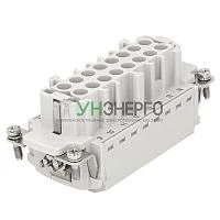 Розетка OptiLink HDC-HE-16-16-FQ-(0.14-2.5) 500В КЭАЗ 352263 Розетка OptiLink HDC-HE-16-16-FQ-(0.14-2.5) 500В КЭАЗ 352263