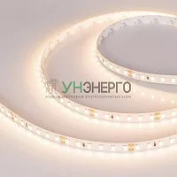 Лента светодиодная RT-A120-8mm 24V Warm 3000К 9.6Вт/м IP20 2835 открыт. (уп.5м) Arlight 024108(2)