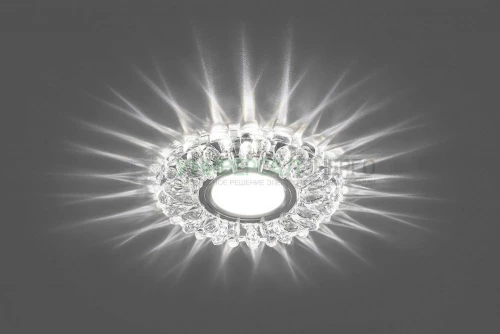 Светильник встраиваемый с белой LED подсветкой Feron CD914 потолочный MR16 G5.3 прозрачный 28985 фото 2