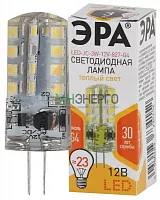 Лампа светодиодная LED-JC-3W-12V-827-G4 240лм ЭРА Б0033193