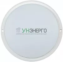 Светильник светодиодный ДПО 4003 15Вт 4000К IP54 круг бел. IEK LDPO0-4003-15-4000-K01