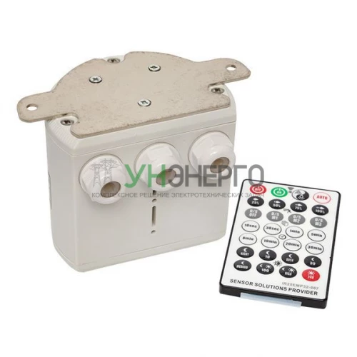 Датчик движения микроволновый MW-707 2000Вт 360град. 30м IP65 бел. для высоких потолков EKF dd-mw-707