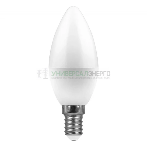 Лампа светодиодная Feron LB-97 Свеча E14 7W 6400K 25477 фото 2