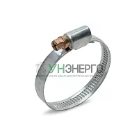 Хомут червячный PL-9 (25-40 )/W1 (уп.50шт) Fortisflex 68985