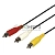 Шнур 3х3 RCA 1.5м REXANT 17-0202