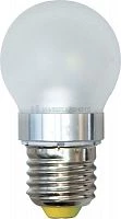 Лампа светодиодная, 6LED(3.5W) 230V E27 2700K матовая, LB-40 25320