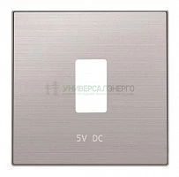 Накладка для механизма USB зарядного устройства SKY нержавеющая сталь ABB 2CLA858520A1401