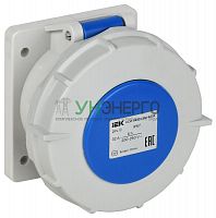 Розетка встраиваемая прямая ССИ-6232 32А 3п 2P+PE 6ч 220В IP67 IEK PSR61-032-3-0-67 Розетка встраиваемая прямая ССИ-6232 32А 3п 2P+PE 6ч 220В IP67 IEK PSR61-032-3-0-67