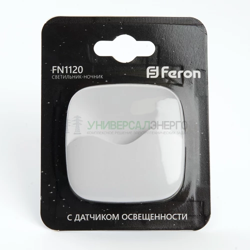 Светильник ночник Feron FN1120 0.45W 230V, белый 41019 фото 5